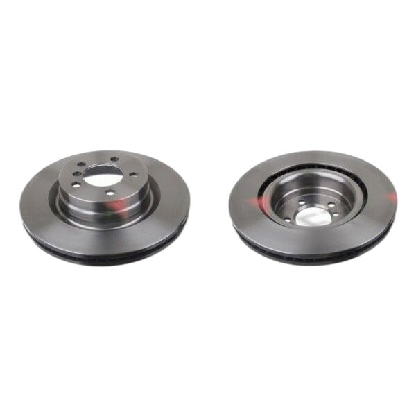 2 brake discs front axle ventilated Ø 344 mm 30 mm FTE for LAND ROVER