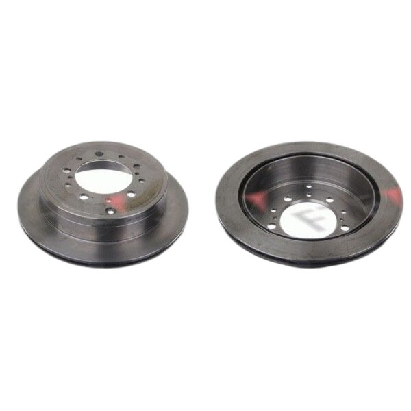 2 brake discs rear axle ventilated Ø 345 mm 18 mm FTE for TOYOTA LAND and others