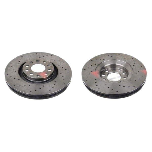 2 Bremsscheiben Vorderachse belüftet Ø 320 mm 30 mm FTE für u.a. AUDI A4