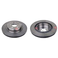 2 brake discs rear axle ventilated Ø 350 mm 26 mm...