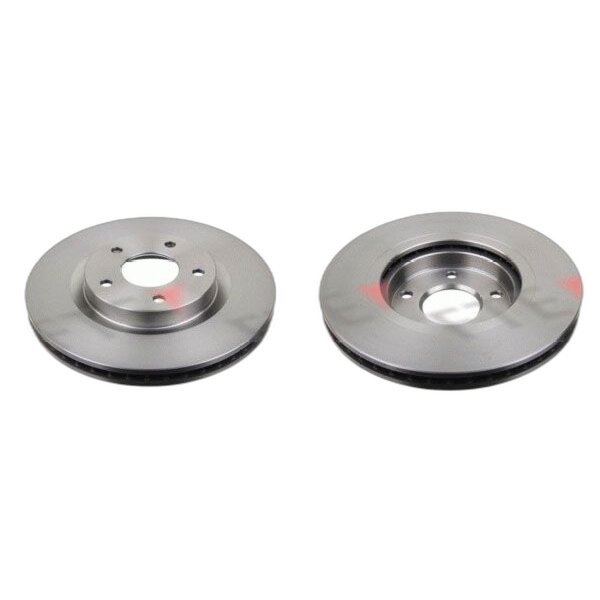 2 brake discs front axle ventilated Ø 296 mm 26 mm FTE for e.g. NISSAN QASHQAI