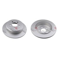 2 brake discs rear axle full Ø 316 mm 12 mm FTE...