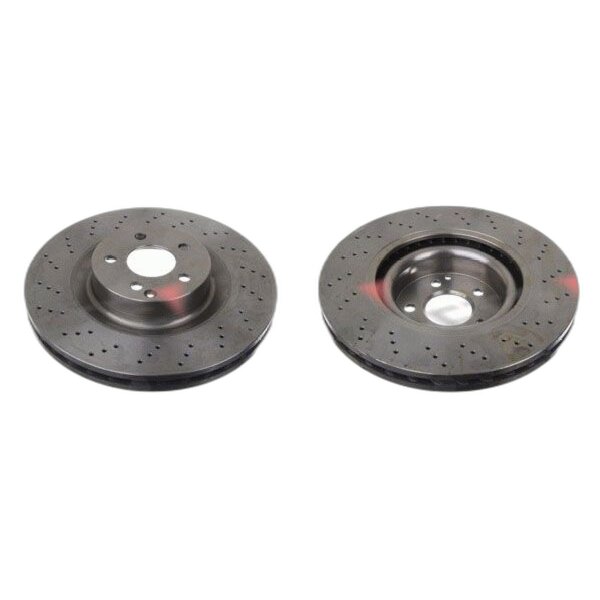 2 brake discs front ventilated Ø 350 mm 32 mm FTE for MB S-CLASS and others