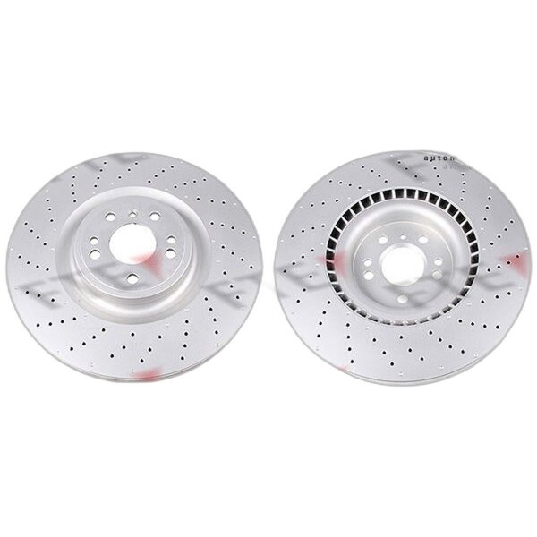 2 Bremsscheiben Vorderachse belüftet Ø 375 mm 36 mm FTE für u.a. MB GLE