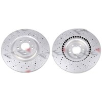 2 Bremsscheiben Vorderachse belüftet Ø 375 mm...