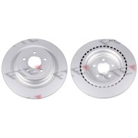 2 brake discs rear axle ventilated Ø 345 mm 22 mm...