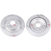 2 brake discs rear axle ventilated Ø 330 mm 22 mm...