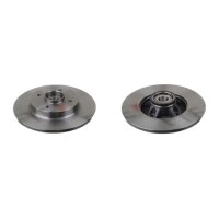 2 brake discs rear axle full Ø 268 mm 12 mm FTE...