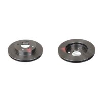 2 brake discs front axle ventilated Ø 235 mm 18 mm...