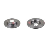 2 Bremsscheiben Hinterachse voll Ø 260 mm 9 mm FTE...