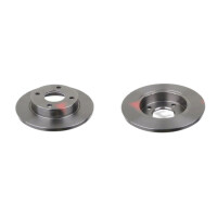 2 brake discs front axle full Ø 239 mm 12 mm FTE...