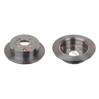 2 Bremsscheiben Hinterachse voll Ø 262 mm 10 mm...