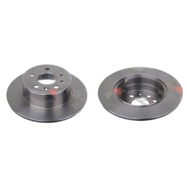 2 brake discs rear axle full Ø 286 mm 10 mm FTE for e.g. OPEL VECTRA