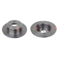 2 brake discs rear axle full Ø 286 mm 10 mm FTE...