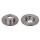 2 brake discs rear axle full Ø 296 mm 10.5 mm FTE for BMW 1 Series and others