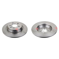 2 brake discs rear axle full Ø 302 mm 11 mm FTE...