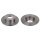 2 brake discs rear axle full Ø 305 mm 12 mm FTE for e.g. OPEL MOVANO
