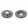 2 brake discs front axle ventilated Ø 280 mm 23 mm FTE for e.g. HYUNDAI i30