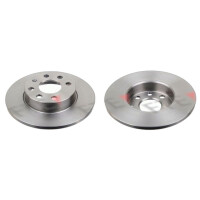 2 brake discs front axle full Ø 240 mm 11 mm FTE...