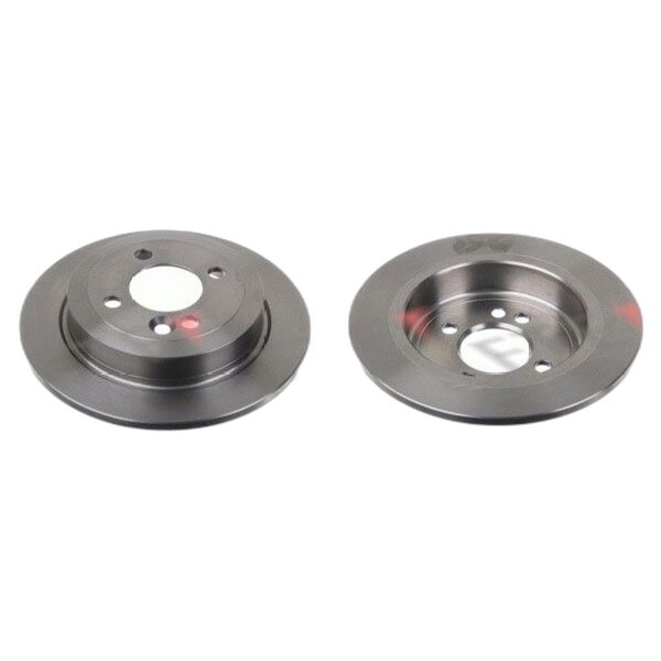 2 brake discs rear axle full Ø 259 mm 10 mm FTE for e.g. MINI MINI