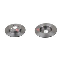 2 brake discs rear axle full Ø 264 mm 10 mm FTE...