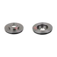2 brake discs front axle ventilated Ø 260 mm 22 mm...