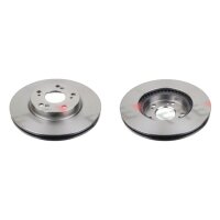 2 brake discs front axle ventilated Ø 282 mm 23 mm...