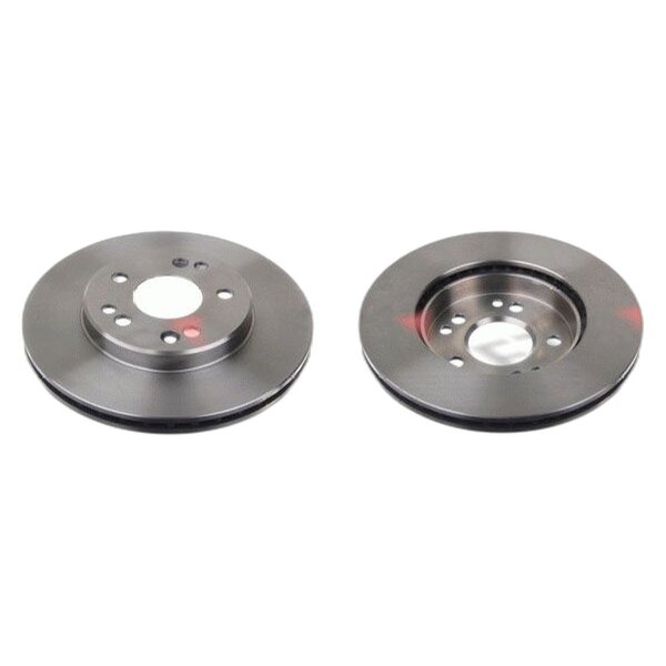 2 brake discs front axle ventilated Ø 284 mm 22 mm FTE for e.g. MB 124