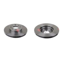 2 brake discs front axle ventilated Ø 256 mm 19 mm...