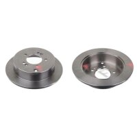 2 brake discs rear axle full Ø 284 mm 10 mm FTE...