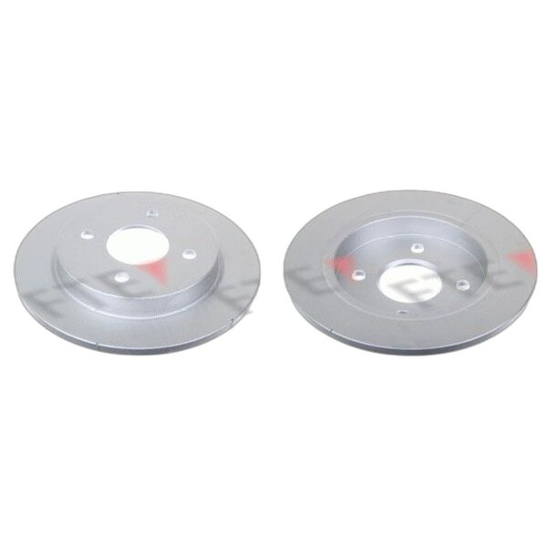 2 Bremsscheiben Hinterachse voll Ø 253 mm 10,3 mm FTE für u.a. FORD SIERRA