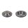 2 brake discs rear axle ventilated Ø 300 mm 22 mm FTE for e.g. MB E-CLASS