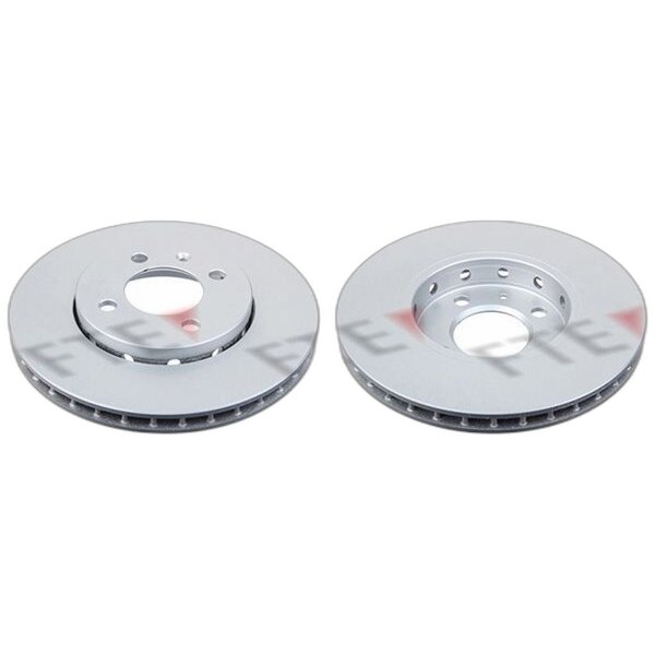 2 brake discs front axle ventilated Ø 256 mm 22 mm FTE for e.g. VW