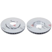 2 brake discs front axle ventilated Ø 256 mm 22 mm...