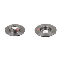 2 brake discs rear axle full Ø 264 mm 10 mm FTE...