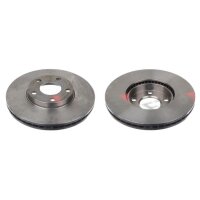 2 Bremsscheiben Vorderachse belüftet Ø 282 mm...