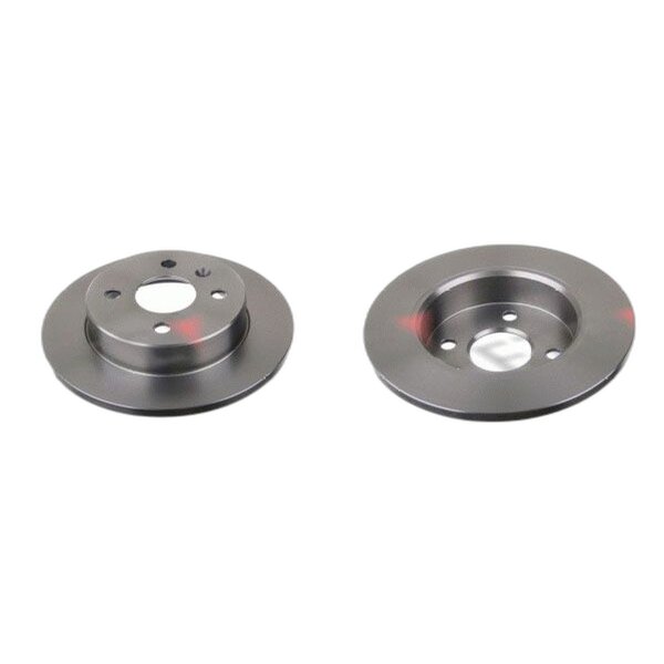 2 brake discs rear axle full Ø 240 mm 10 mm FTE for e.g. OPEL ASTRA