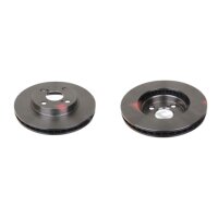 2 Bremsscheiben Vorderachse belüftet Ø 255 mm...