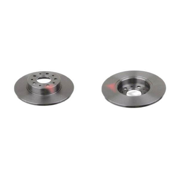 2 brake discs rear axle full Ø 251 mm 10 mm FTE for FIAT TIPO and others