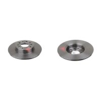 2 Bremsscheiben Hinterachse voll Ø 251 mm 10 mm...