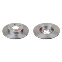 2 brake discs rear axle full Ø 280 mm 12 mm FTE...