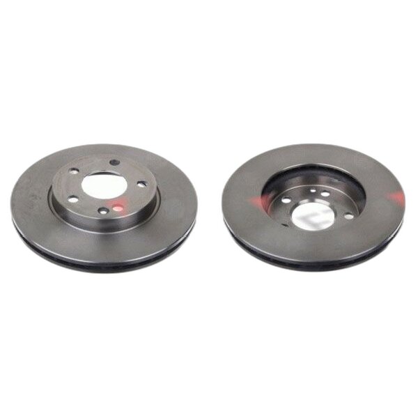 2 brake discs front axle ventilated Ø 276 mm 22 mm FTE for MB A-CLASS and others