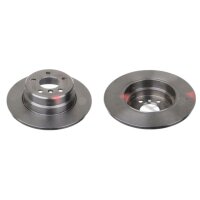 2 brake discs rear axle full Ø 324 mm 12 mm FTE...