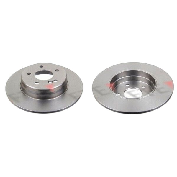 2 brake discs rear axle full Ø 290 mm 10 mm FTE for e.g. MB C-CLASS