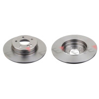 2 brake discs rear axle full Ø 290 mm 10 mm FTE...