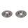 2 brake discs rear axle full Ø 290 mm 12 mm FTE for e.g. CITROËN DS4