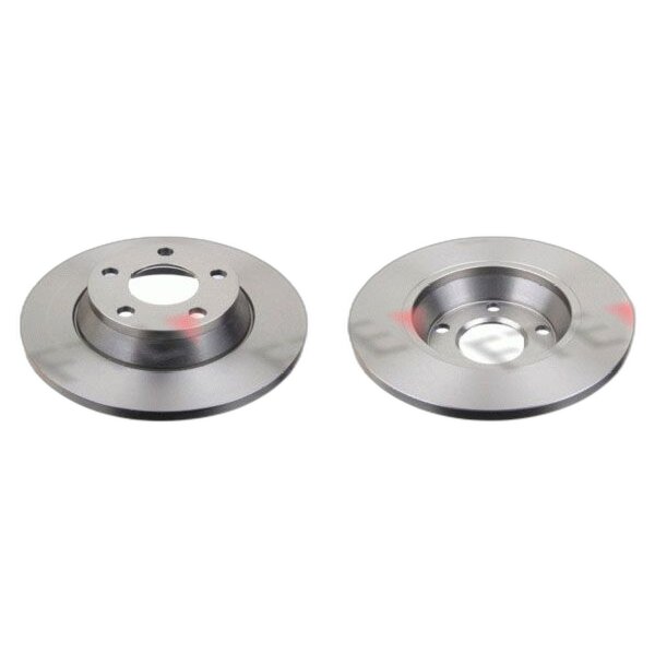 2 brake discs front axle full Ø 280 mm 13 mm FTE for e.g. AUDI A4