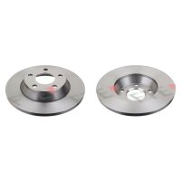 2 brake discs front axle full Ø 280 mm 13 mm FTE...