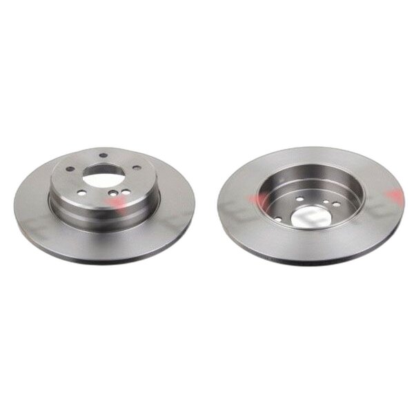 2 brake discs rear axle full Ø 290 mm 12 mm FTE for e.g. MB E-CLASS