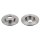 2 brake discs rear axle full Ø 290 mm 12 mm FTE for e.g. MB E-CLASS